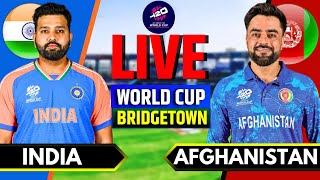 India vs Afghanistan T20 World Cup Match  Live Score amp Commentary  IND vs AFG Live  AFG Batting [upl. by Ecinhoj]