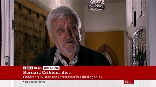 Bernard Cribbins dies  BBC Breaking News 28 July 2022 [upl. by Quartana84]