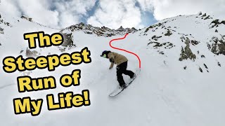 Snowboarding The Steep Gullies at Arapahoe Basin  Season 5 Day 83 [upl. by Asserrac681]