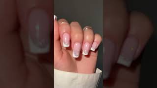 French Nails ✨ paznokcie frenchnails nailart reflectivenails uñas unhas [upl. by Trebo718]