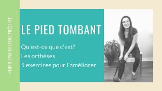 Pied tombant│Exercices et infos importantes [upl. by Rabbaj74]