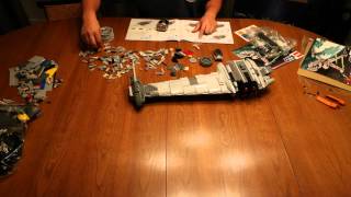 LEGO Star Wars 10227 Bwing Starfighter Time Lapse Build [upl. by Ltsyrk]