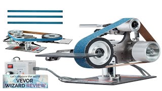 VEVOR Belt Grinder Sander 30 x 1Inch Variable Speed Belt Polisher Review [upl. by Asihtal]