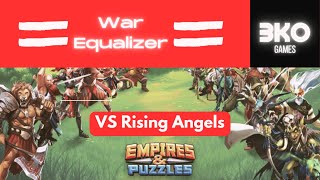 Empires amp Puzzles  War Equalizer VS Rising Angels  on a hot streak [upl. by Gilbye]