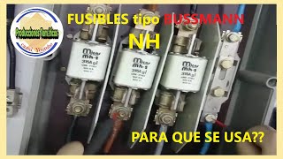 fusibles BUSSMANN tipo NHque son [upl. by Emeline247]