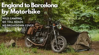 England to Barcelona by Motorbike How Cheap and Enjoyable Can it Be [upl. by Nnoryt]