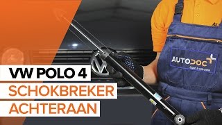 Hoe een schokbreker achteraan vervangen op een VW POLO 4 HANDLEIDING  AUTODOC [upl. by Yhprum124]