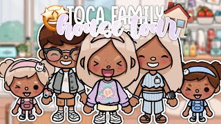 Aesthetic Rich Family MANSION TOUR  with voice  Toca Boca Life World [upl. by Yahsat899]