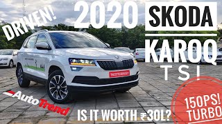 SKODA Karoq  Most Detailed Drive Review  AutoTrend [upl. by Frieder342]