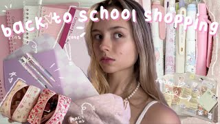 ⋆𐙚₊˚BACK TO SCHOOL SHOPPING  HAUL 🎀  prep for school  cute stationary ✏️  that girl  ⋆౨ৎ˚⟡˖ ࣪ [upl. by Lyndy]