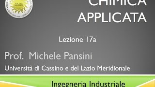 Chimica Applicata Lezione 17a [upl. by Anelliw]