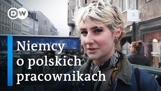 Polacy w Niemczech Co Niemcy myślą o polskich pracownikach [upl. by Akinimod]