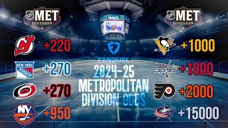 NHL Metropolitan Division Best Bets 🏒 [upl. by Gibun]