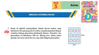 KSSM Matematik Tingkatan 2 Bab 5 bulatan menjana kecemerlangan no2 buku teks tingkatan 2 [upl. by Jehius425]