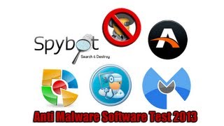 Anti Malware Software Test 2013 [upl. by Drannel565]