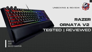 Razer Ornata V2 Review – Hybrid MechaMembrane RGB Gaming Keyboard [upl. by Kirima]