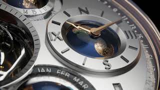 Les Cabinotiers Armillary Tourbillon Perpetual Calendar – Planetaria [upl. by Negah]