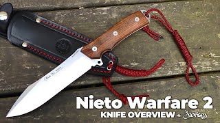 Nieto Warfare 2 Fixed Blade Knife 5Minute Overview  Jimping with Jacrispy [upl. by Viscardi]