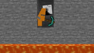 Is digging straight down in Minecraft dangerous [upl. by Essile]