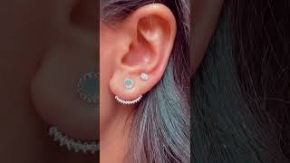 diamond earrings for women bollywood music song love bollywoodsongs earrings earpiercingideas [upl. by Ajin]