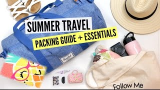 Travel Essentials  Packing Guide [upl. by Hakvir]