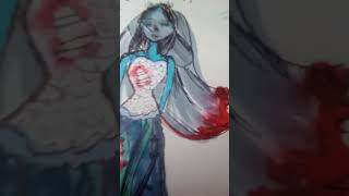 Corpse bride drawing 👹 CAN SOMEONE PLS EDIT THIS [upl. by Neale]