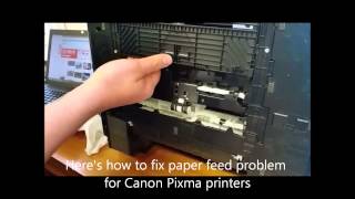 How to fix a Canon paper feed problem [upl. by Silirama]