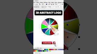 How to Make 3D ABSTRACT LOGO design  shorts abstract अमूर्त लोगो music [upl. by Baerl520]