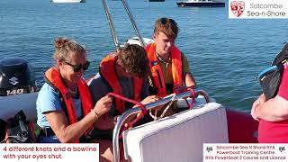 Salcombe Sea N Shore RYA Powerboat 2 Course [upl. by Tris]