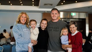 Thomas Burgess 200 Game Jersey Presentation [upl. by Llerut806]