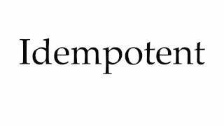 How to Pronounce Idempotent [upl. by Nieberg]