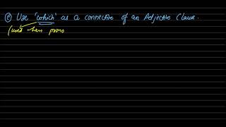 Use WHOM WHICH as a connective of An Adjective Clause  English Grammar Course in Hindi English [upl. by Aileduab]
