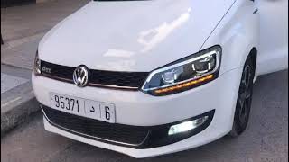 des Optiques full led look Rline Volkswagen polo 6R 🇲🇦🇲🇦 [upl. by Eaver621]