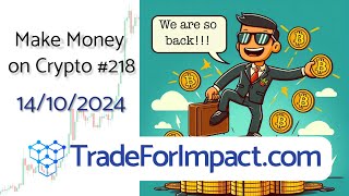 Make money on crypto 218 Are we back yet 😱🙌🤝🤑 trading bitcoin [upl. by Leuqar]