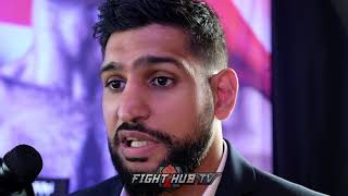 AMIR KHAN DISSES KELL BROOK HARD quotHE USES ME TO PROMOTE HIS NAMEquot [upl. by Hecht]