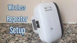 Wireless N Wifi Repeater WiFi Extender Router Setup WIFi Set upReview 2019 [upl. by Tibold]