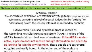 Criminal psychology Eysencks personality theory [upl. by Eikcin195]