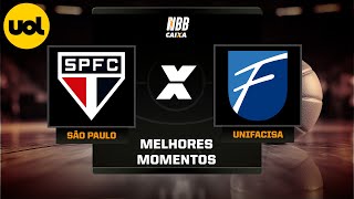 NBB CAIXA MELHORES MOMENTOS SÃO PAULO 94 X 86 UNIFACISA [upl. by Rosetta90]