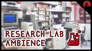 Research Lab Ambience 🧪  ASMR  Background lab sounds to focus on coding working amp studying [upl. by Barny]