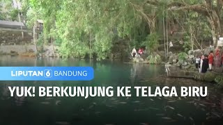 Telaga Biru Wisata Alam yang Indah dan Sejuk  Liputan 6 Bandung [upl. by Kornher]