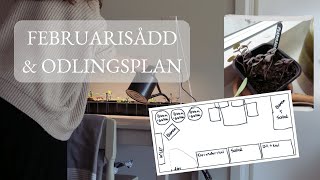 Balkongodling 2022 Del 1 Odlingsplanering och februarisådd [upl. by Eanat]