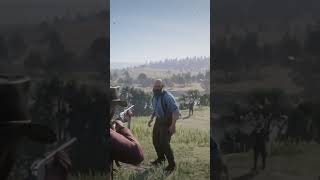 Red dead redemption 2 gun fight shorts gaming trending ps4 ps5 youtubeshorts [upl. by Fleeman]