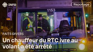 Un conducteur du RTC arrêté pour conduite avec les capacités affaiblies par l’alcool [upl. by Welch82]