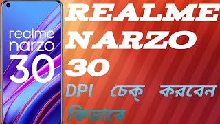 Realme narzo 30 DPI setting [upl. by Onig]