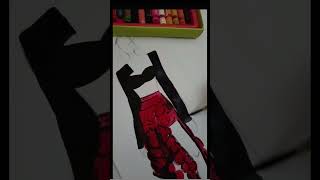 Beautiful black red cloud dress❤️🤍fashion fashiontrends fashionillustration viralvideo [upl. by Jabon]