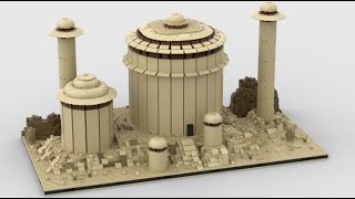 Lego jabbas palace for a Modular Tatooine MOC [upl. by Hserus]