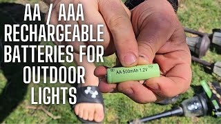 Rechargeable Batteries  Taken AA Rechargeable Batteries for Solar Lights [upl. by Lennie]