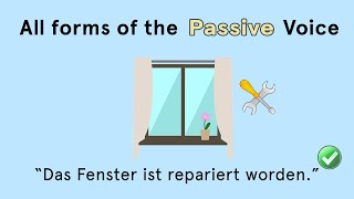 The Passive Voice In German – All Tenses and Forms ✅ [upl. by Lever]