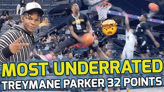 Treymane Parker Shows Out With 32 POINTS In Front Of Anthony Edwards amp Timberwolves INSANE Poster 😱 [upl. by Pelagias]