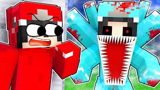 Minecraft but if OMZ SCARY his FRIENDS He WIN in Minecraft  Parody StoryRoxy and LilyCrystal [upl. by Ociral]